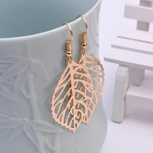 Aretes Hojas