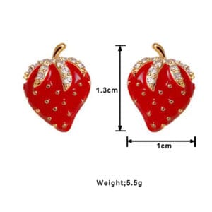 Aretes Fresas - Imagen 5