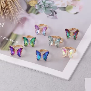 Anillo Mariposas Colores - Imagen 1