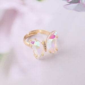 Anillo Mariposas Colores - Imagen 4