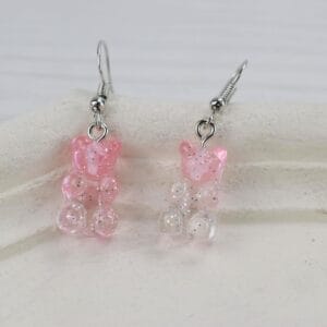Aretes Osos Goma Translucido - Imagen 6