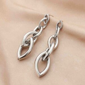 Aretes Eslabón Ovalado - Imagen 2