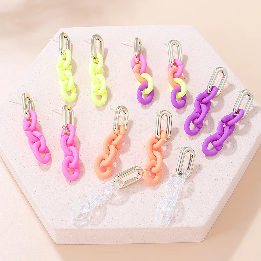 Aretes de colores