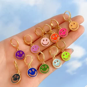 Aretes Happy Face - Imagen 1