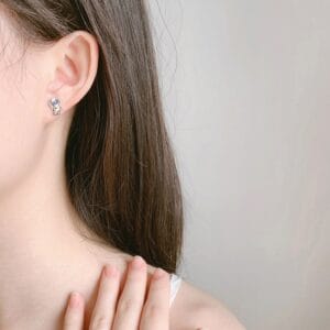 Aretes Astronauta Traslúcido - Imagen 5