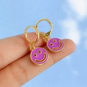 Aretes Happy Face - Imagen 5