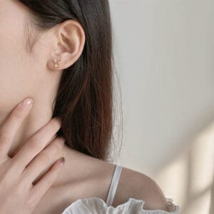 Aretes Cara Conejo Mini - Imagen 4