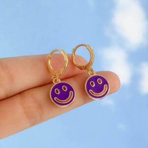 Aretes Happy Face - Imagen 4