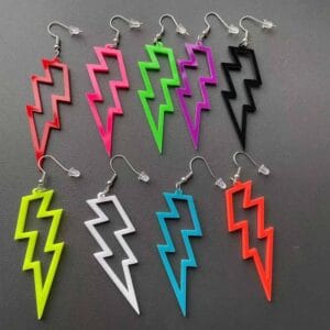 Aretes Rayo Silueta