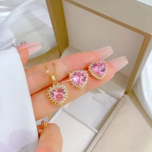 Set Corazón Rosa - Imagen 1