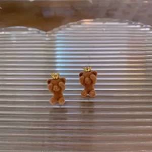 Aretes Oso Felpa - Imagen 2
