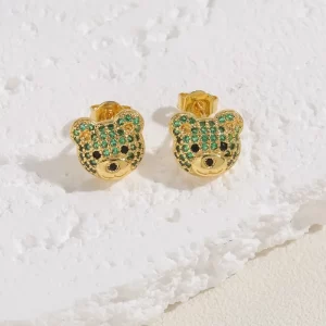 Aretes Oso Cristales - Imagen 5