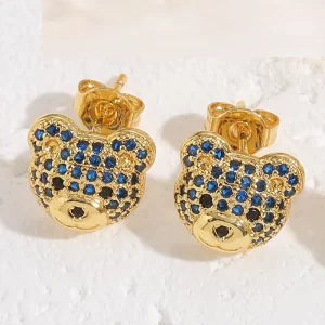 Aretes Oso Cristales - Imagen 7