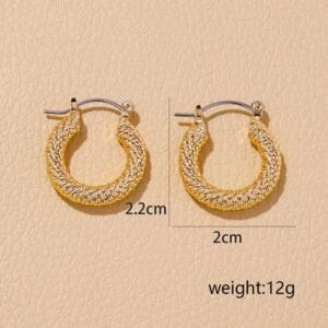 Aretes Tejido Serpiente - Imagen 7