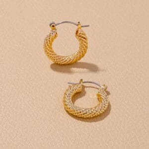 Aretes Tejido Serpiente - Imagen 2