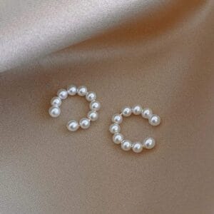 Ear Cuff Perlas Individual - Imagen 3