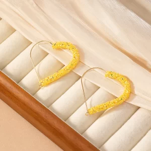 Aretes Medio Corazón - Imagen 3