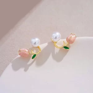 Aretes Tulipan Color - Imagen 2