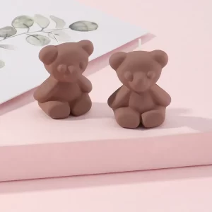 Aretes Oso Escultura - Imagen 2
