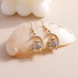 Aretes Gato Luna - Imagen 3