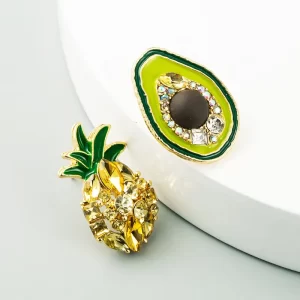 Aretes Avocado Pineapple - Imagen 1