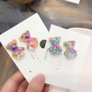 Aretes Oso Multicolor - Imagen 2