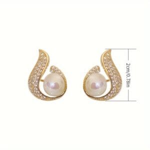 Aretes Perla Rodeada - Imagen 5