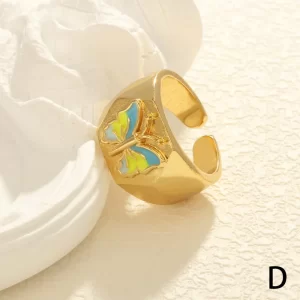 Anillo Mariposa Tallada - Imagen 3