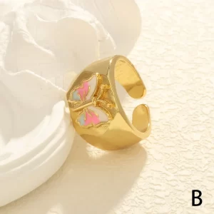 Anillo Mariposa Tallada - Imagen 4