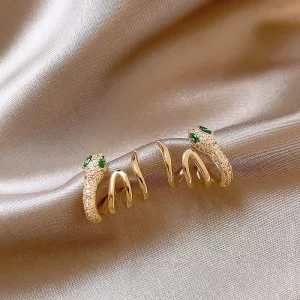 Aretes Serpiente Enredada - Imagen 2