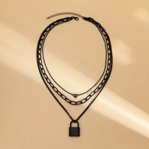 Collar Candado Negro - Imagen 3