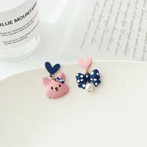 Aretes Conejo y Moño - Imagen 4