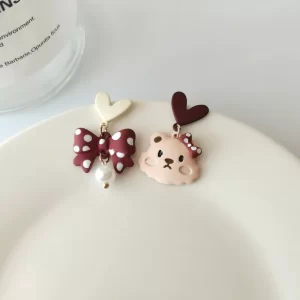 Aretes Conejo y Moño - Imagen 1