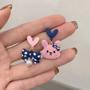 Aretes Conejo y Moño - Imagen 3