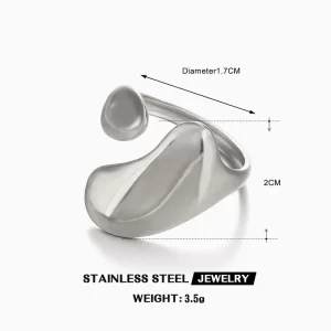 Anillo Doble Irregular - Imagen 5