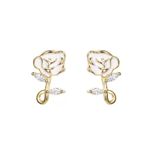 Aretes White Rose - Imagen 3