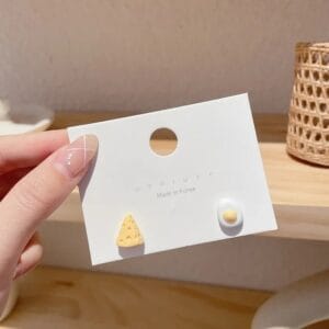 Aretes Eggs & Cheese - Imagen 6