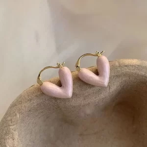 Aretes Corazón Vertical - Imagen 3