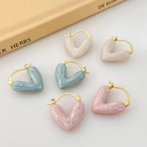 Aretes Corazón Vertical - Imagen 1
