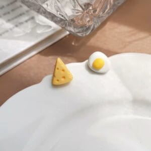 Aretes Eggs & Cheese - Imagen 8