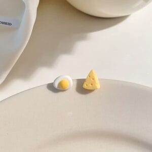 Aretes Eggs & Cheese - Imagen 3