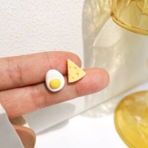 Aretes Eggs & Cheese - Imagen 9