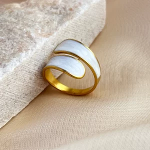 Anillo Doble Marmolado - Imagen 6