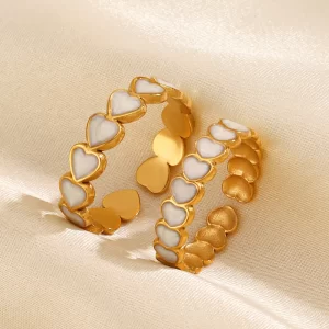 Anillo Corazones BW - Imagen 5