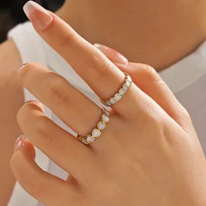 Anillo Corazones BW - Imagen 4