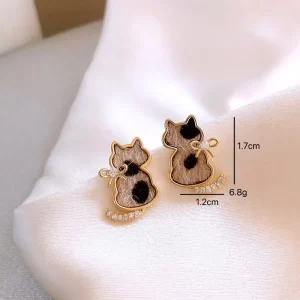 Aretes Gato Print - Imagen 4