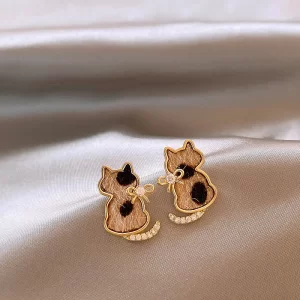 Aretes Gato Print - Imagen 1