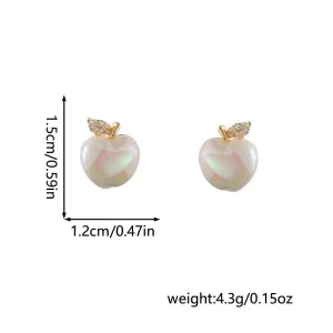 Aretes Manzana - Imagen 5