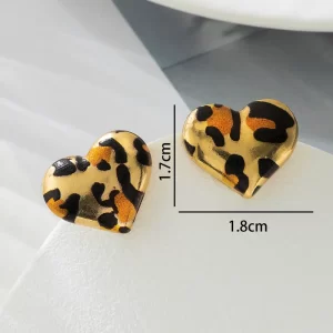 Aretes Corazón Print - Imagen 5