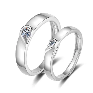 Anillos Pareja Plata 925 (par) - Imagen 4
